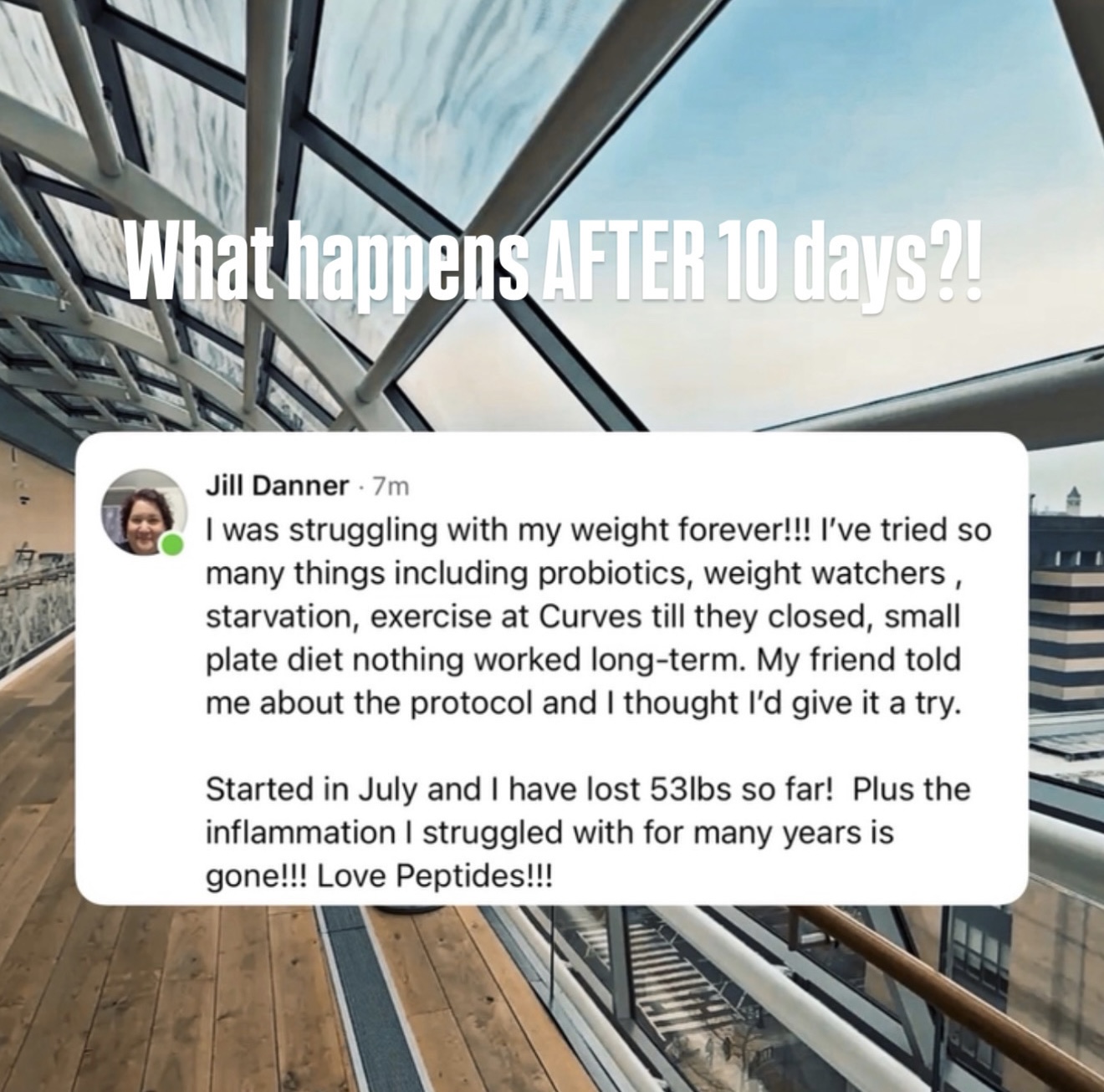 Jill's testimonial — Lost 53 pounds and inflammation gone