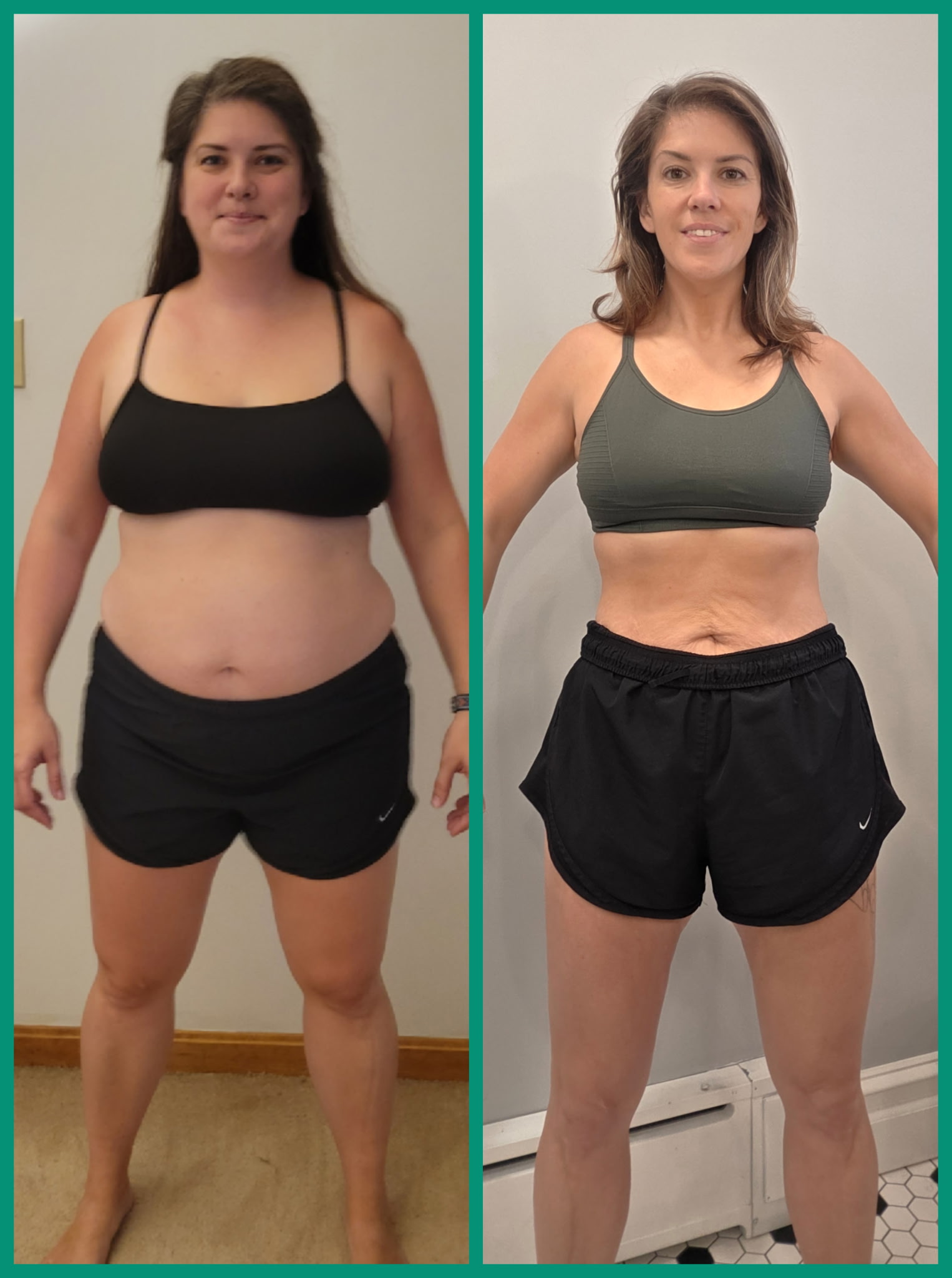 Mari — sports bra transformation photos