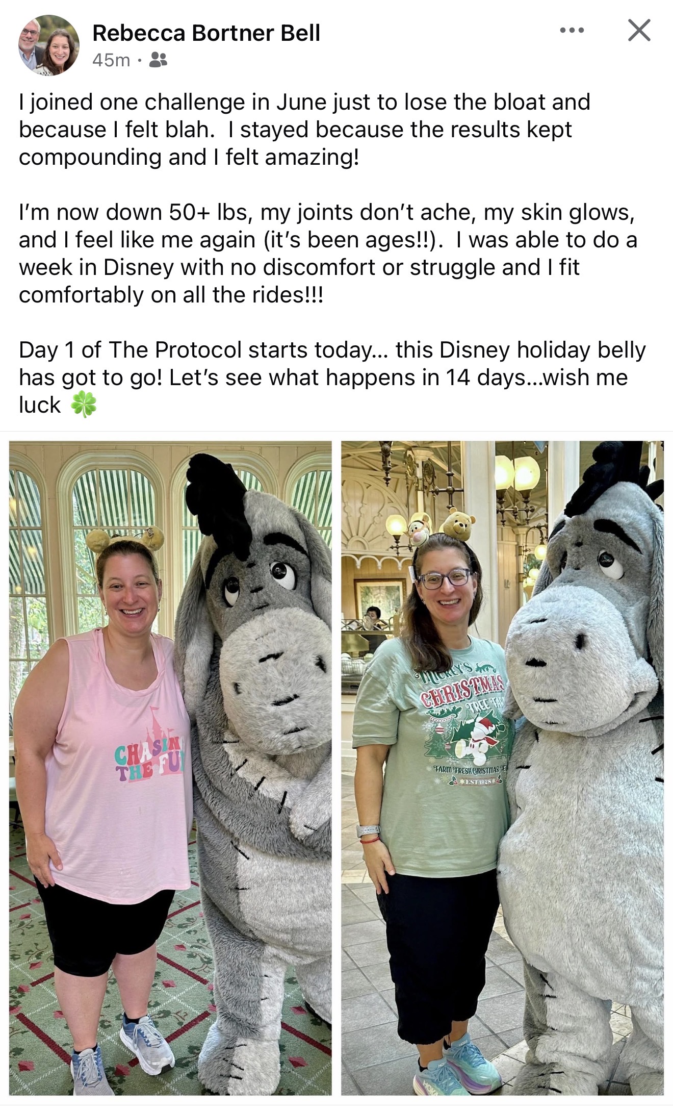 Rebecca — Disney transformation photos